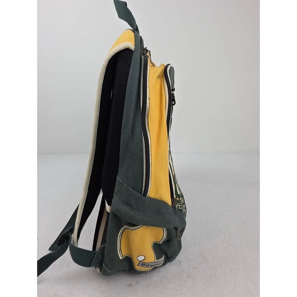 Green Bay Packers Historical Retro Embroidered Logos Super Bowl Patch Backpack‎